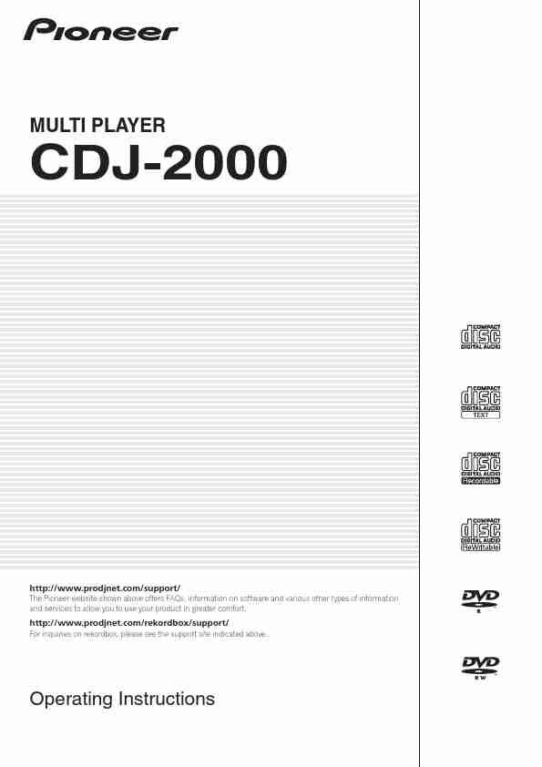 Pioneer Car Stereo System CDJ-2000-page_pdf